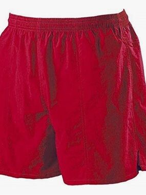 Solid Dolfin Men's 5 Inch Water Shorts Red Sz small